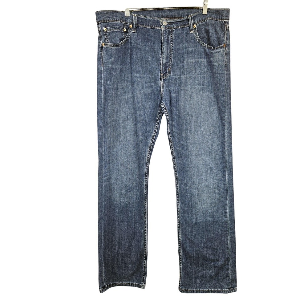 Levis 527 Jeans Mens 40x32 Blue Bootcut Denim Low Rise Classic Fit Riveted